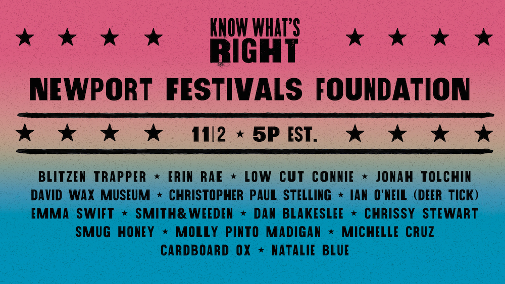 Know What's Right: Blitzen Trapper, Erin Rae, Low Cut Connie and more!